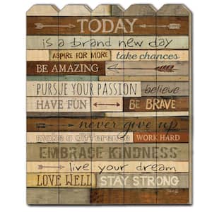 Charlie Today is a Brand New Day by Unframed Art Print 20 in. x 16 in.