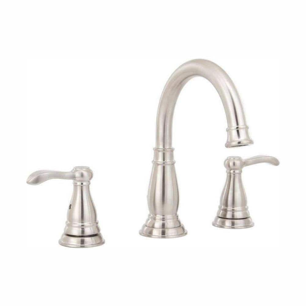 Reviews For Delta Porter 8 In Widespread 2 Handle Bathroom Faucet In Brushed Nickel 35984lf Bn Eco The Home Depot