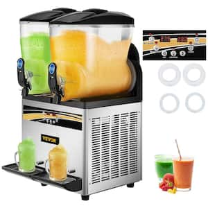 507.21 oz. Stainless Steel Snow Cone Machine and Smoothie Frozen Drink Maker