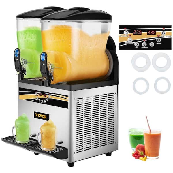 Aoibox 507.21 oz. Stainless Steel Snow Cone Machine and Smoothie Frozen Drink Maker