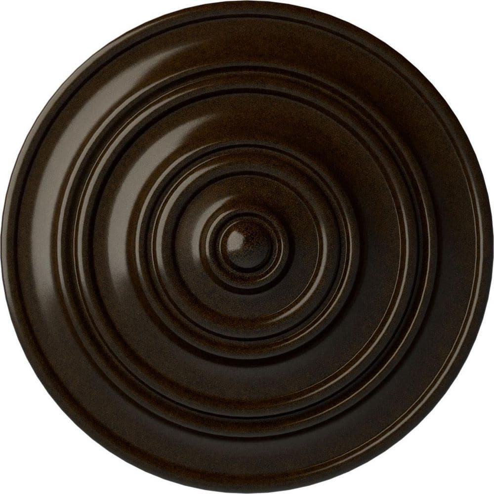 13-1/4 in. x 1/2 in. Classic Urethane Ceiling Medallion (Fits Canopies upto 4-1/8 in.), Bronze price history on PriceWatchPro