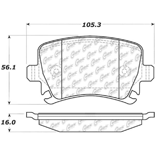 Centric Parts Disc Brake Pad Set