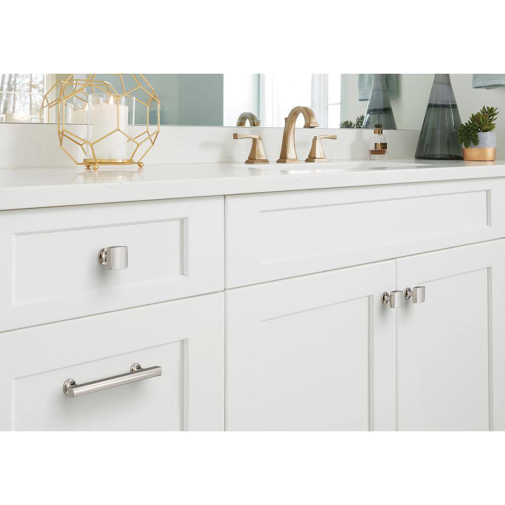 Everett Polished Nickel Cabinet Drawer Pull, 5-1/16 in