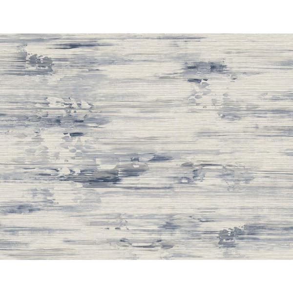 Seabrook Designs 60.75 sq. ft. Bluff Silk Mistral Embossed Vinyl Unpasted Wallpaper Roll