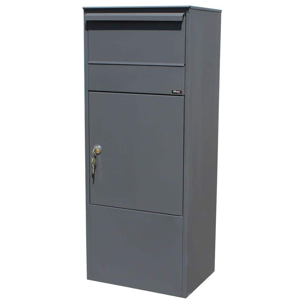 QualArc 800 Mail/Parcel Box in Grey Color ALX-800-GY - The Home Depot