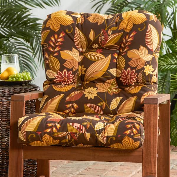 Timberland Floral Outdoor Dining Chair Cushion