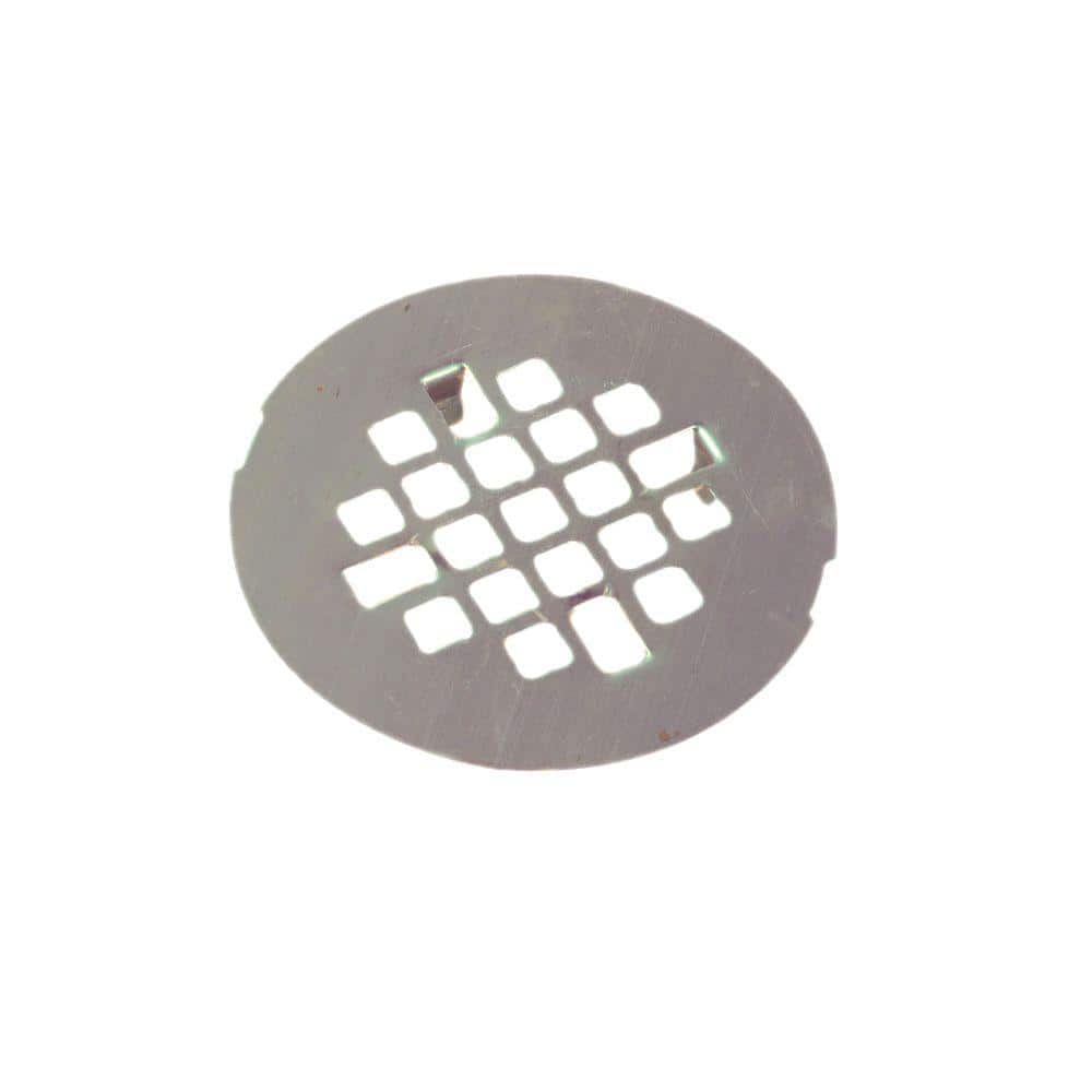 Square Snap-In Shower Drain Cover in Chrome - Danco