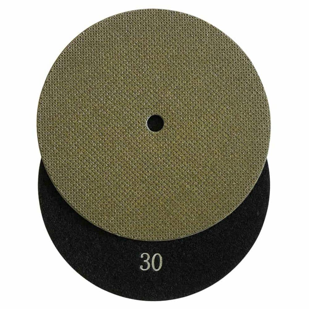 EDiamondTools 7 in. Electroplated Diamond Grinding and Polishing Pads