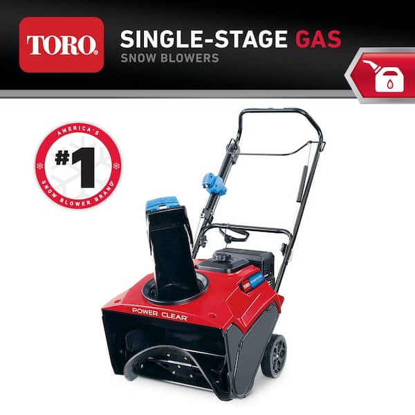 Toro Power Clear 721 QZE 21 in. 212 cc Single-Stage Self Propelled Gas Snow Blower with Electric Start