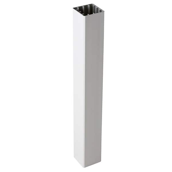 Fiberon CountrySide 5 in. x 5 in. x 39 in. Tranquil White Capped Composite Beveled Post Sleeve