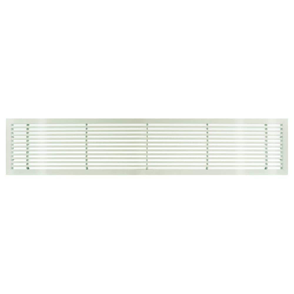 AG20 Series 6 in. x 42 in. Solid Aluminum Fixed Bar Supply/Return Air Vent Grille, White-Gloss price history on PriceWatchPro