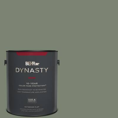 BEHR PREMIUM PLUS 1 qt. #ICC-77 Sage Green Flat Low Odor Interior Paint &  Primer 130004 - The Home Depot