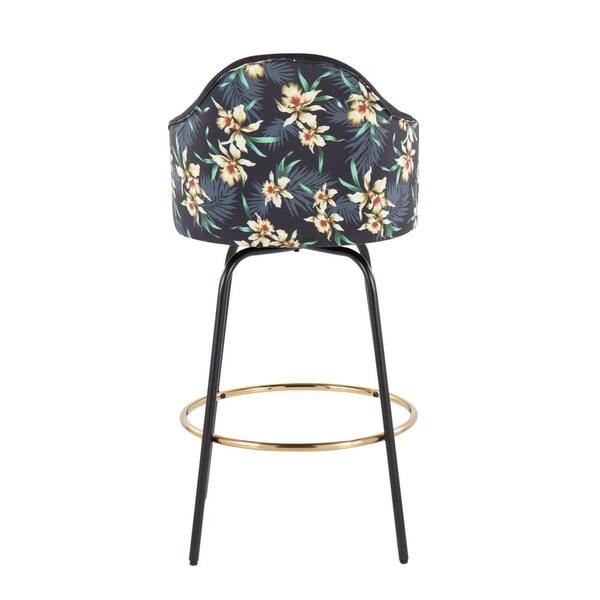 floral counter stools