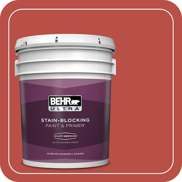 BEHR ULTRA 5 gal. #T14-20 Amaryllis Extra Durable Eggshell Enamel Interior Paint & Primer