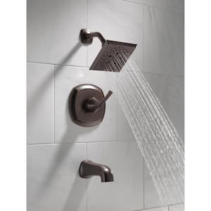 Portwood Single-Handle 5-Spray Tub and Shower Faucet with H2Okinetic in Venetian Bronze (Valve Included)
