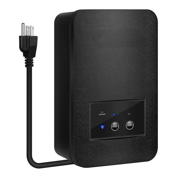 Smart Low Voltage 200 Watt Metal Landscape Lighting Transformer 2. 4GHz Wi-Fi Work with Alexa and Google Assistant