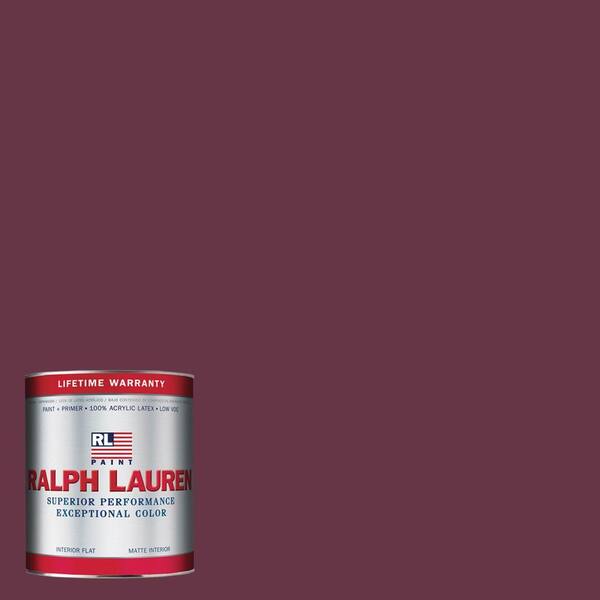Ralph Lauren 1-qt. Marston Red Flat Interior Paint