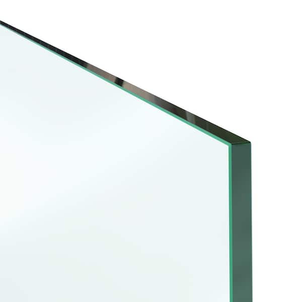 36.5 in. H x 60 in. W Clear 1/2 in. (12 mm) Thickness Clear Deck Railing Tempered Glass Panel