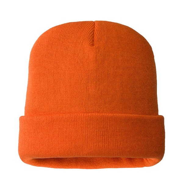 Hands On Mo8253, Mens 100% Acrylic Hat- 3M Thinsulate Lined, Men's, Size: One size, Orange