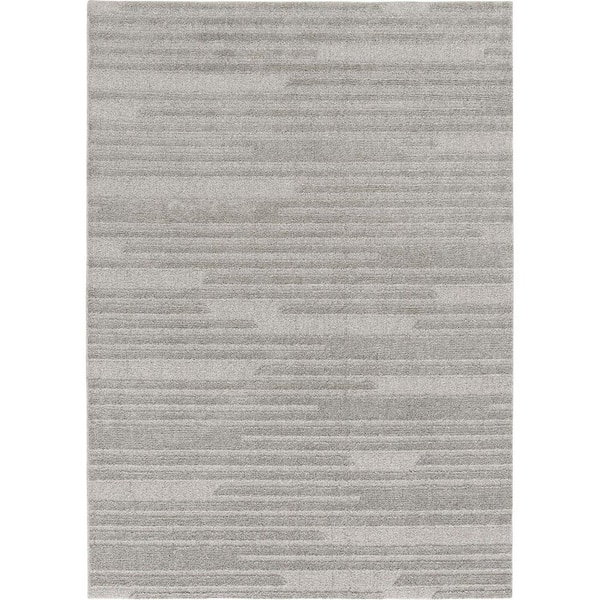 Vinings 5 ft. x 7 ft. Gray Area Rug