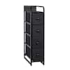 REAHOME 4 Drawer Vertical Storage Organizer Narrow Tower Dresser