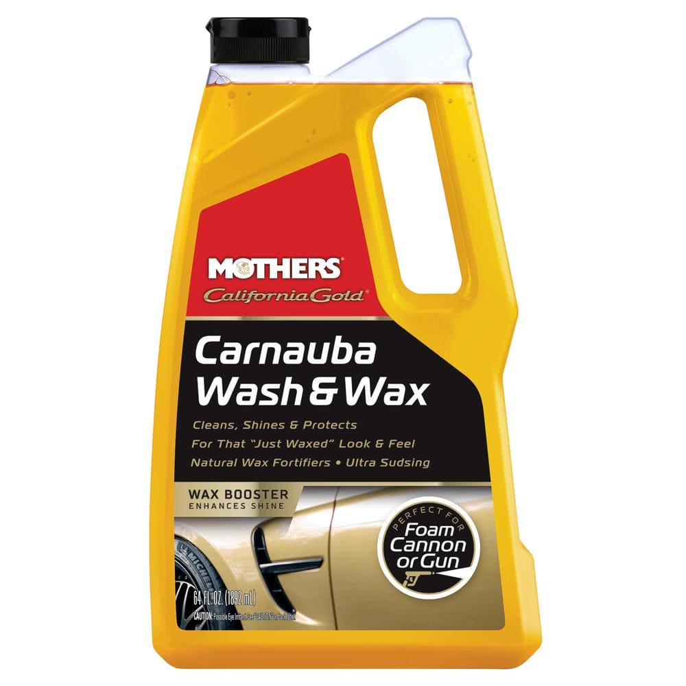 MOTHERS 64 oz. California Gold Carnauba Car Wash and Wax Liquid 35674 - The  Home Depot