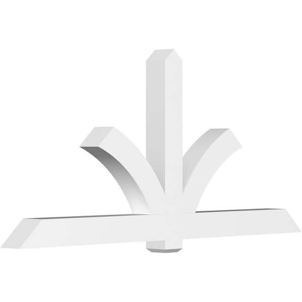 Ekena Millwork Redmond 96 in. W x 44 in. H x 6 in. D Signature Polyurethane Bracket