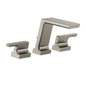 Pivotal 2-Handle Deck-Mount Roman Tub Faucet Trim Kit in Lumicoat Stainless (Valve Not Included)