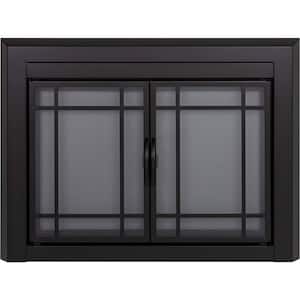 Easton Small Glass Fireplace Doors