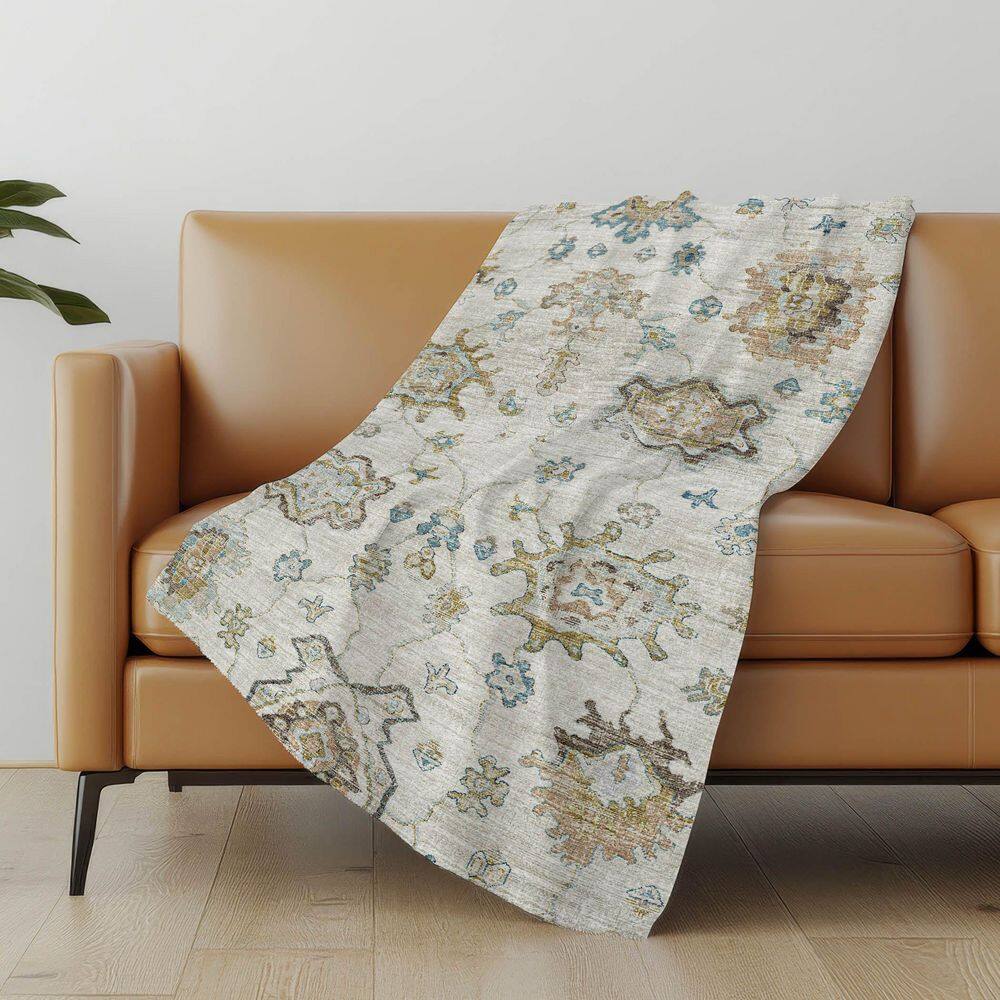 Addison Rugs Premium Machine Washable ASB96 Linen 50 in. x 70 in ...