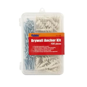 3/8 in. x 1-1/41 in. to 5/8 in. Drywall Anchor Assortment Pack (100-Pack)