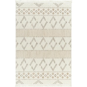 New Delhi Gray Global 6 ft. x 9 ft. Indoor Area Rug