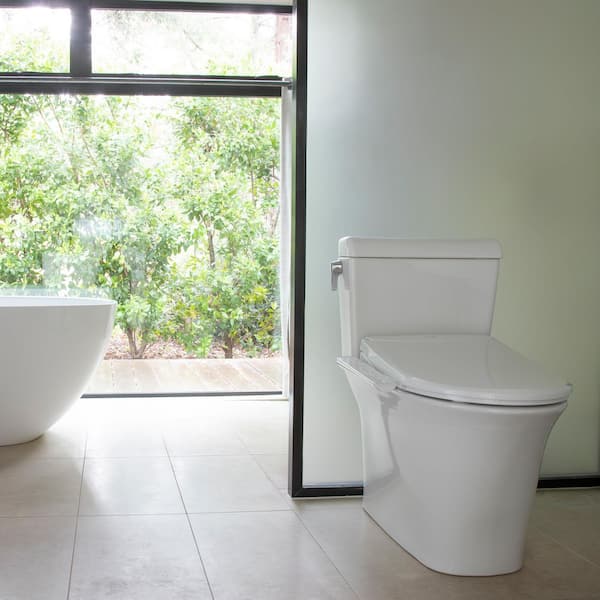Swash Thinline T22 Luxury Electric Side Controlled Bidet Seat for Elongated Toilets in White