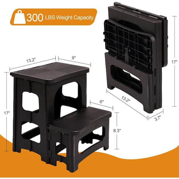 Chair Black Stepping Stool IKEA BOLMEN Step Stool, Black IKEA