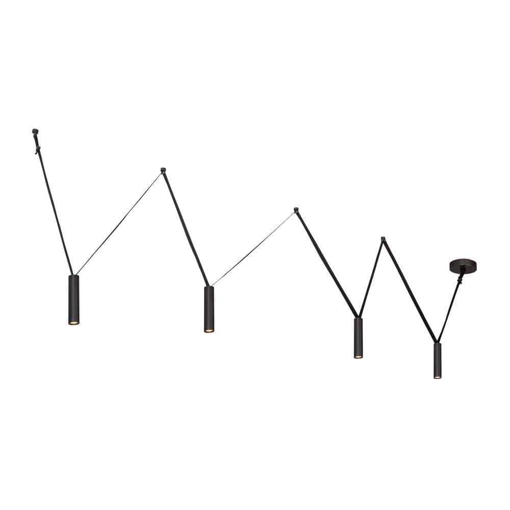 Mason 4 in. 1 Light Urban Bronze Integrated LED Pendant Light price history on PriceWatchPro