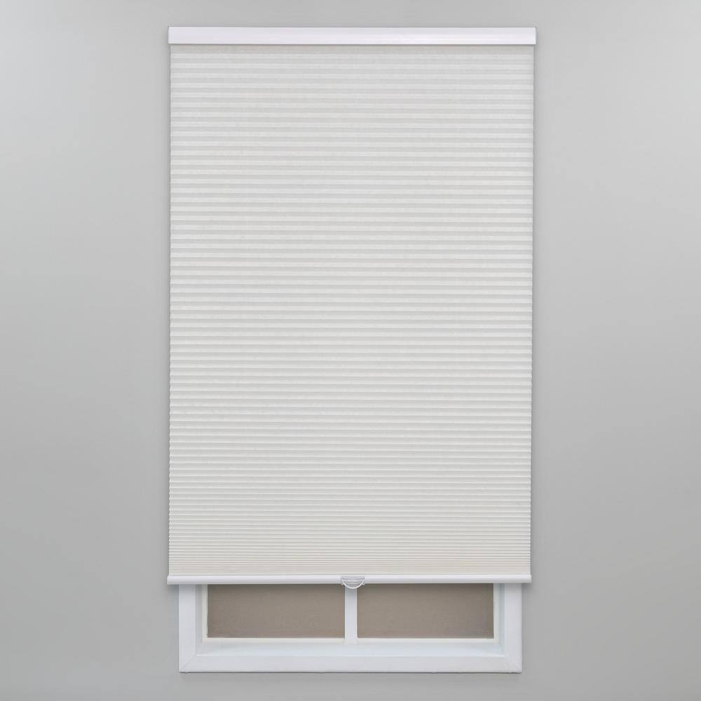 White Cordless Light Filtering Cellular Shade 33" x 64"