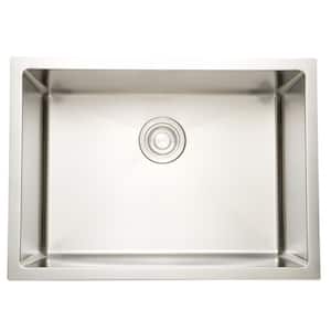 27 in. x 20 in. x 14 in. Stainless Steel Undermount Laundry Sink