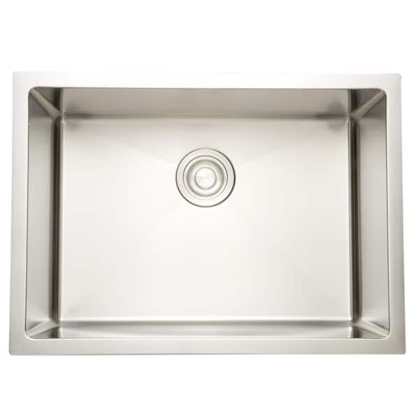 Unbranded 27 in. x 20 in. x 14 in. Stainless Steel Undermount Laundry Sink