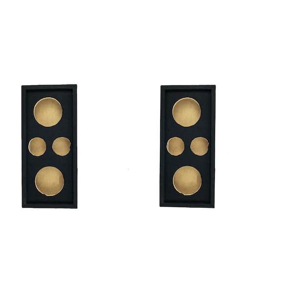 Unbranded Car Audio Subwoofer Enclosure 8 in. Mids and 3 in. Tweeters (2-Pack)