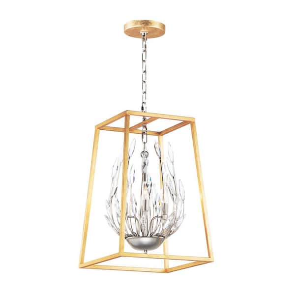Bouquet 4-Light Satin Brass Pendant Light