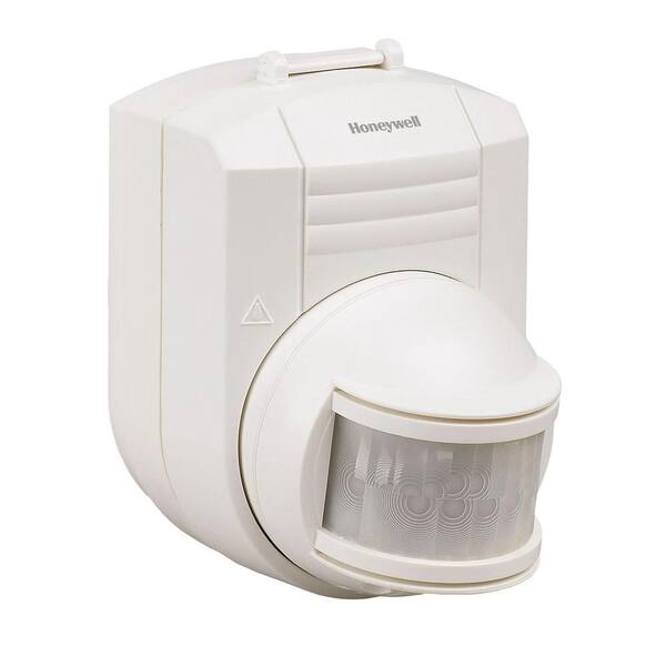 Honeywell Wireless Motion Sensor Indoor/Outdoor for 300 Series and Decor Chimes - White