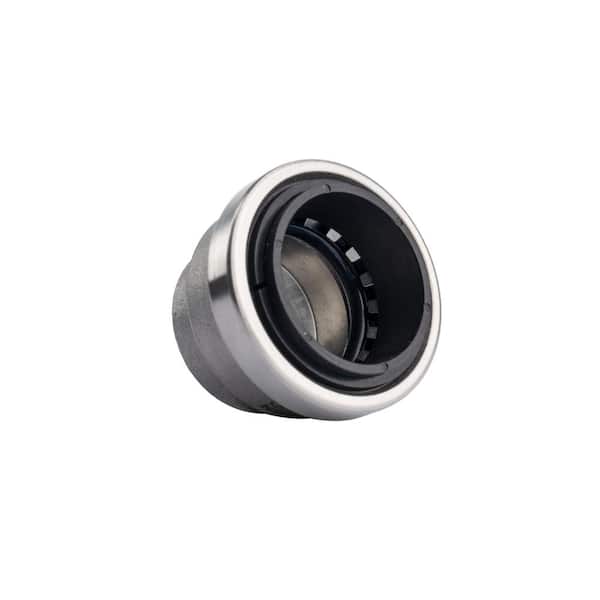 QUICKFITTING 1 in. Stainless Steel Push-to-Connect Push Cap (End Stop) Fitting
