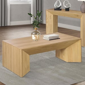 Acme Furniture Harlan 50 in. Oak Rectangle Wood Coffee Table