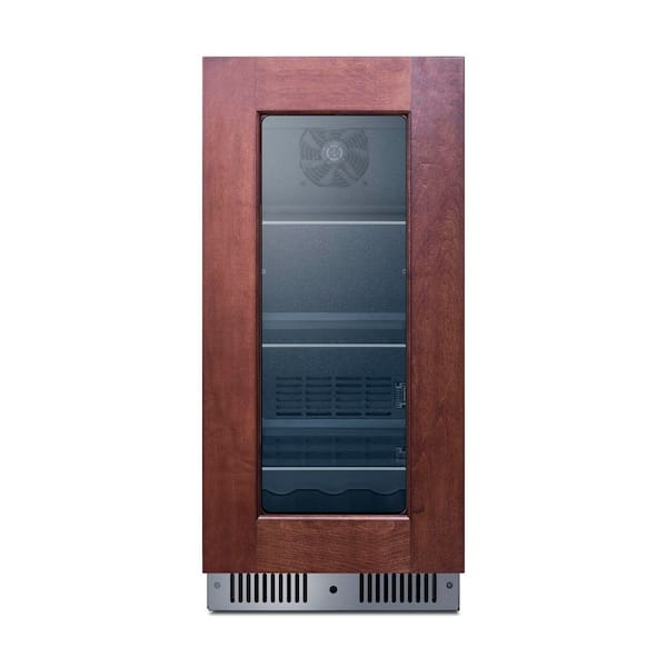15 in. Built-In Single Zone Beverage Cooler in Panel Ready