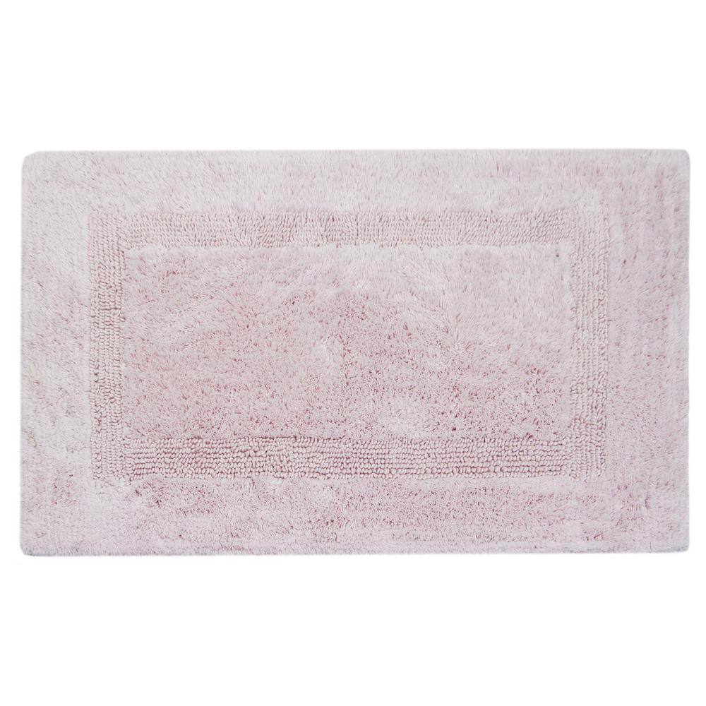Blush 17 in. x 24 in. Outside Border Bath Mat 86OBO5406017x24 The