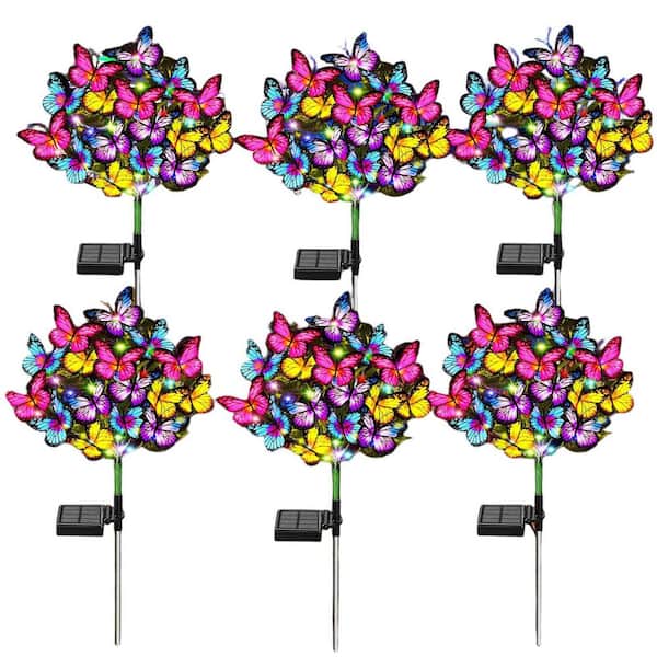 Solar Garden Lights Solar Lights Outdoor Waterproof Solar Lights 6-Pack