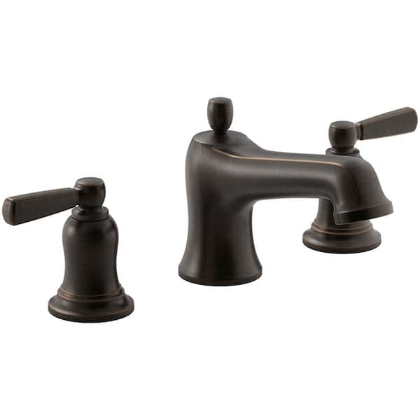 KOHLER Bancroft 8 in. 2-Handle Low Arc Bathroom Faucet Trim Kit in Oil ...