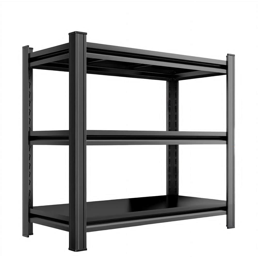 3-Tiers Steel Freestanding Adjustable Garage Storage Shelving Unit in Black (39.3 in. W x 31.5 in. H x 13.7 in. D) price history on PriceWatchPro