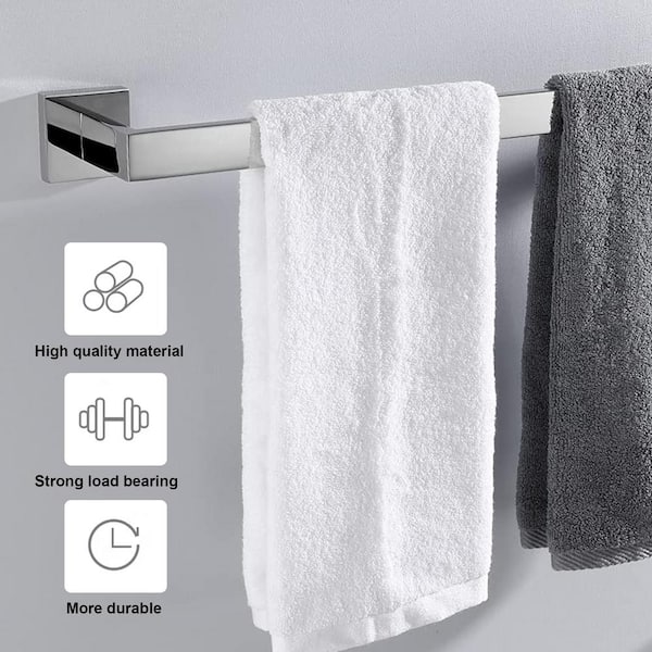 Buito 5-Piece Bath Hardware Set Included Towel Bar, Towel Ring, Toilet