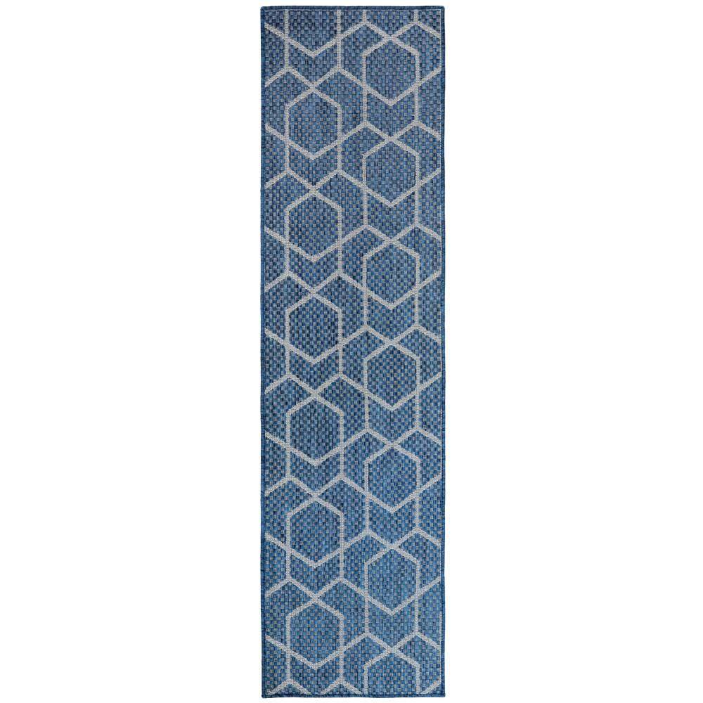Horizon Denim 2 ft. x 6 ft. Indoor/Outdoor All-Over Design Contemporary Runner Area Rug price history on PriceWatchPro